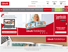 Tablet Screenshot of cewe.hu