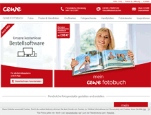 Tablet Screenshot of cewe.de