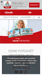 Mobile Screenshot of cewe.cz